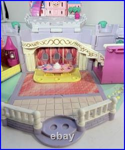 Polly Pocket CINDERELLA Light Up CASTLE 1995 Vintage Bluebird With 7 Figures
