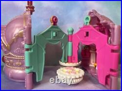 Polly Pocket CROWN PALACE + SPARKLE BALLERINA bundle 1996 Vintage Bluebird