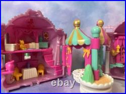 Polly Pocket CROWN PALACE + SPARKLE BALLERINA bundle 1996 Vintage Bluebird