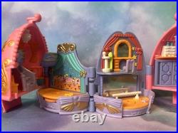 Polly Pocket CROWN PALACE + SPARKLE BALLERINA bundle 1996 Vintage Bluebird
