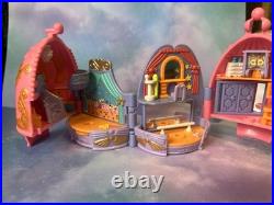 Polly Pocket CROWN PALACE + SPARKLE BALLERINA bundle 1996 Vintage Bluebird