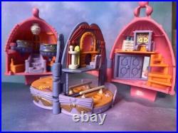 Polly Pocket CROWN PALACE + SPARKLE BALLERINA bundle 1996 Vintage Bluebird