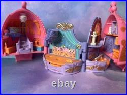 Polly Pocket CROWN PALACE + SPARKLE BALLERINA bundle 1996 Vintage Bluebird