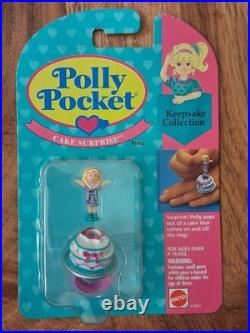 Polly Pocket Cake & Pony Ring Keepsake Collection NOC NRFP Vintage 1994 Lot