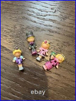 Polly Pocket Compacts Bluebird Toys 1990s Vintage Lot of 4 Incomplete Sets