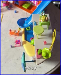 Polly Pocket Cruise Ship Lot Accessories Comes With The Original Box