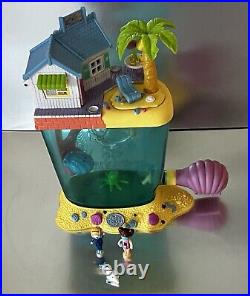 Polly Pocket DOLPHIN ISLAND Playset COMPLETE 1996 Bluebird Rare VARIATION