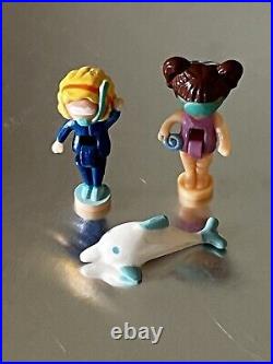 Polly Pocket DOLPHIN ISLAND Playset COMPLETE 1996 Bluebird Rare VARIATION