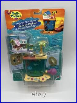 Polly Pocket DOLPHIN ISLAND Playset NEW SEALED 1996 Vintage Bluebird VARIATION Polly Pocket DOLPHIN ISLAND Playset NEW SEALED 1996 Vintage Bluebird VARIATION