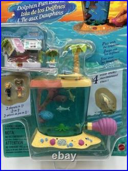 Polly Pocket DOLPHIN ISLAND Playset NEW SEALED 1996 Vintage Bluebird VARIATION Polly Pocket DOLPHIN ISLAND Playset NEW SEALED 1996 Vintage Bluebird VARIATION
