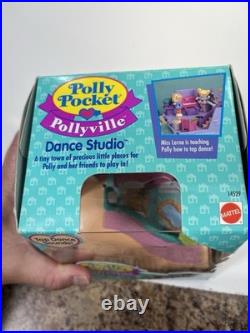 Polly Pocket Dance Studio Pollyville #14529 1995 Vintage NEW