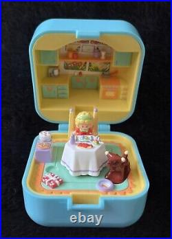 Polly Pocket Dinnertime Ring and Ring Case 1991 Vintage Bluebird 100% COMPLETE