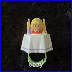 Polly Pocket Dinnertime Ring and Ring Case 1991 Vintage Bluebird 100% COMPLETE