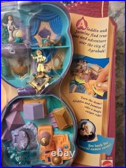 Polly Pocket Disney Aladdin Tiny Collection Compact Bluebird 1995 Vintage NIP Polly Pocket Disney Aladdin Tiny Collection Compact Bluebird 1995 Vintage NIP