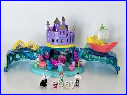 Polly Pocket Disney Ariel Under Sea Kingdom Little Mermaid COMPLETE 5 Figures