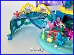 Polly Pocket Disney Ariel Under Sea Kingdom Little Mermaid COMPLETE 5 Figures