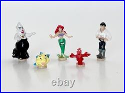 Polly Pocket Disney Ariel Under Sea Kingdom Little Mermaid COMPLETE 5 Figures