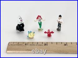 Polly Pocket Disney Ariel Under Sea Kingdom Little Mermaid COMPLETE 5 Figures
