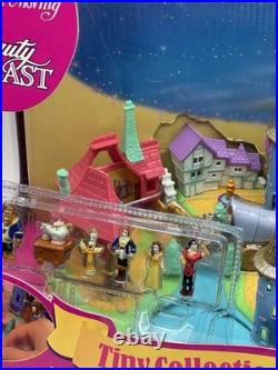 Polly Pocket Disney BEAUTY & The BEAST BELLE Playset 1995 Vintage Bluebird NEW