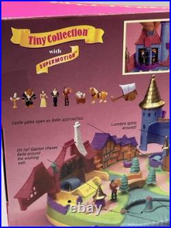Polly Pocket Disney BEAUTY & The BEAST BELLE Playset 1995 Vintage Bluebird NEW