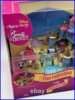 Polly Pocket Disney BEAUTY & The BEAST BELLE Playset 1995 Vintage Bluebird NEW