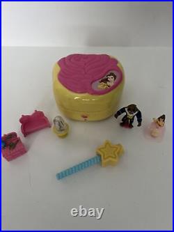 Polly Pocket Disney Beauty & Beast Pretty Ever After Playcase Compact & Access