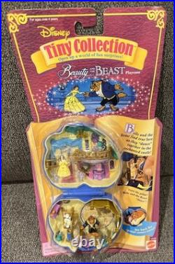 Polly Pocket Disney Beauty and the Beast Tiny Collection Playcase 1995 Sealed