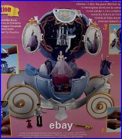 Polly Pocket Disney CINDERELLA ROYAL CARRIAGE Vintage Bluebird NEW