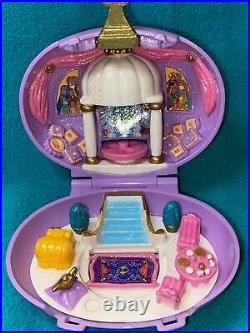 Polly Pocket Disney JASMINE'S ROYAL PALACE purple variation COMPLETE 1995
