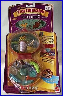 Polly Pocket Disney LION KING Compact Playset 1995 Vintage Bluebird NEW
