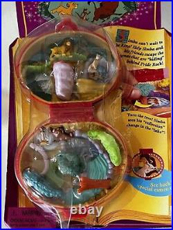 Polly Pocket Disney LION KING Compact Playset 1995 Vintage Bluebird NEW