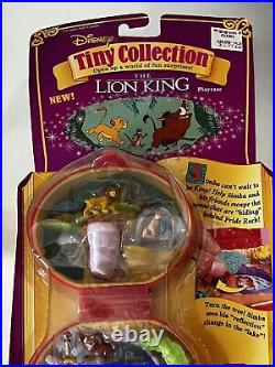 Polly Pocket Disney LION KING Compact Playset 1995 Vintage Bluebird NEW