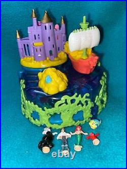 Polly Pocket Disney Little Mermaid Ariel Undersea Kingdom Under the Sea COMPLETE
