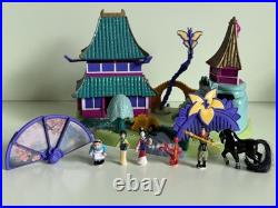 Polly Pocket Disney MULAN's BRAVE JOURNEY Playset 1997 Vintage Bluebird 100%