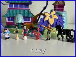Polly Pocket Disney MULAN's BRAVE JOURNEY Playset 1997 Vintage Bluebird 100%