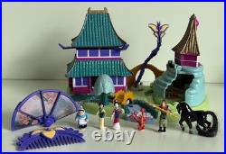 Polly Pocket Disney MULAN's BRAVE JOURNEY Playset 1997 Vintage Bluebird 100%