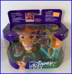 Polly Pocket Disney Vintage LION KING Portrait Playcase Playset NEW NIB