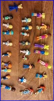 Polly Pocket Doll Baby Figure Lot For Vintage Bluebird Compacts 28 Pcs