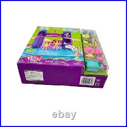 Polly Pocket Doll Set Wild Waves Castle Color Change Vintage Mattel 2003 New