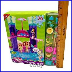 Polly Pocket Doll Set Wild Waves Castle Color Change Vintage Mattel 2003 New