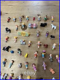 Polly Pocket Dolls Bundle 67+ Dolls / Accessories Bluebird Vintage Lot