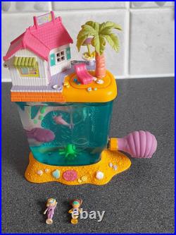 Polly Pocket Dolphin Island 2 original figures works 1996 vintage rare