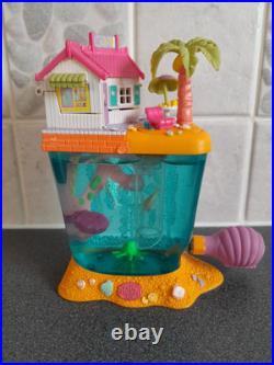 Polly Pocket Dolphin Island 2 original figures works 1996 vintage rare