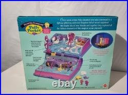 Polly Pocket Enchanted Storybook SPARKLING MERMAID Playset 1995 Vintage Bluebird