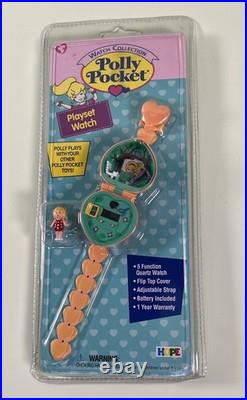 Polly Pocket FLIP TOP TREEHOUSE Digital Watch Playset Vintage Hope NEW MOC
