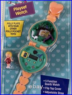 Polly Pocket FLIP TOP TREEHOUSE Digital Watch Playset Vintage Hope NEW MOC