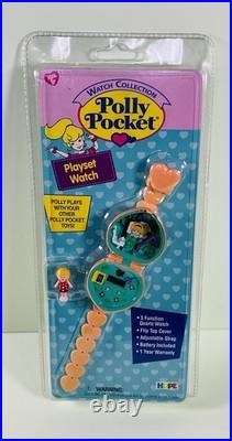 Polly Pocket FLIP TOP TREEHOUSE Digital Watch Playset Vintage Hope NEW MOC