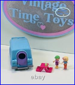 Polly Pocket FLOWER CAFE ON THE GO 1996 Vintage Bluebird 100% COMPLETE