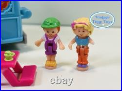 Polly Pocket FLOWER CAFE ON THE GO 1996 Vintage Bluebird 100% COMPLETE