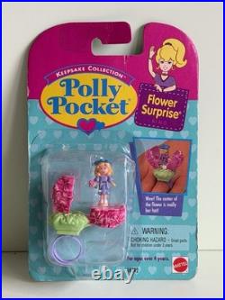 Polly Pocket FLOWER SURPRISE Ring 1994 Vintage Bluebird Toys NEW